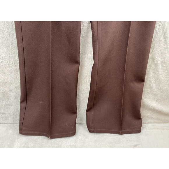 Levis Mens 517 Jeans 42x30 Boot Cut Brown 100% Polyester Vintage 1972 - Picture 5 of 16